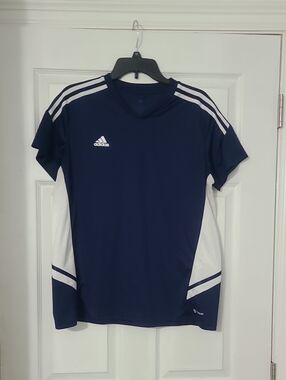 Adidas Men’s Navy Blue Performance Soccer Shirt